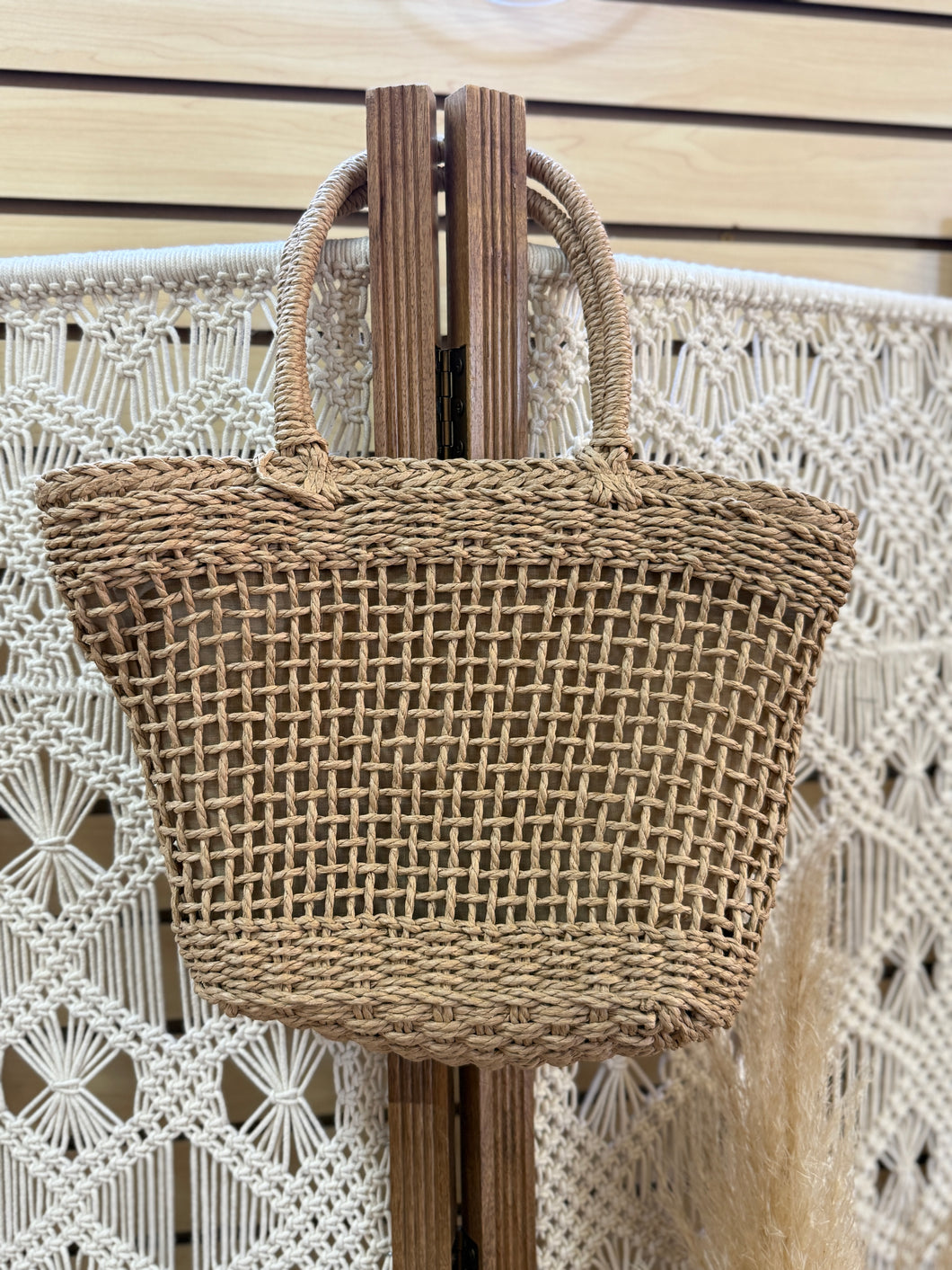 Straw Tote Bag