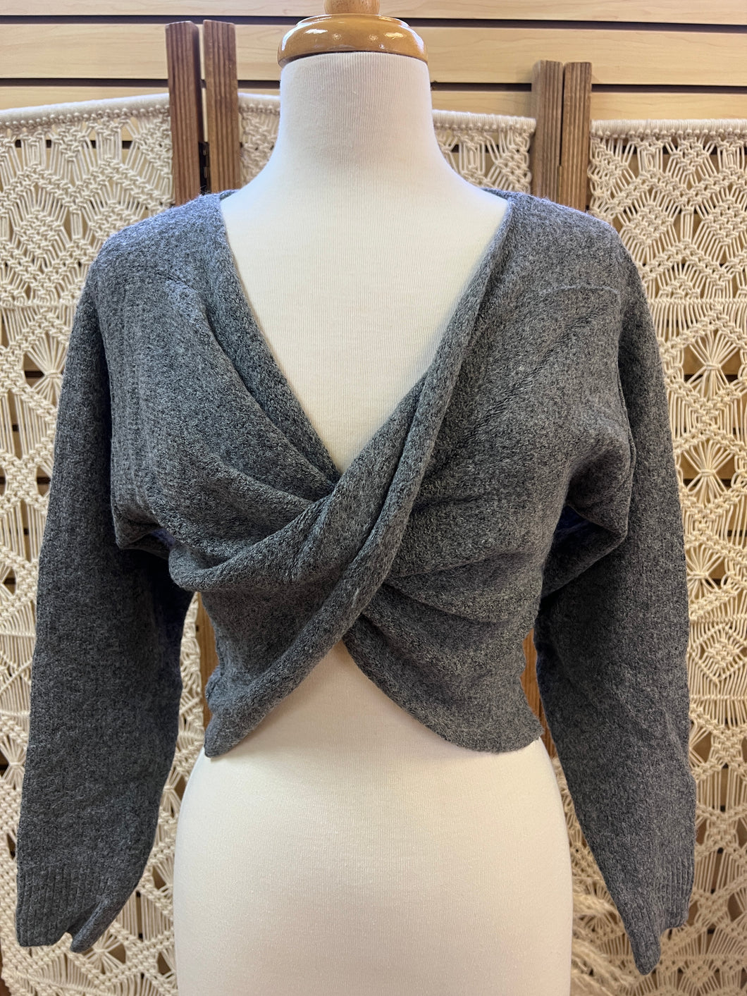 Front Twist Sweater