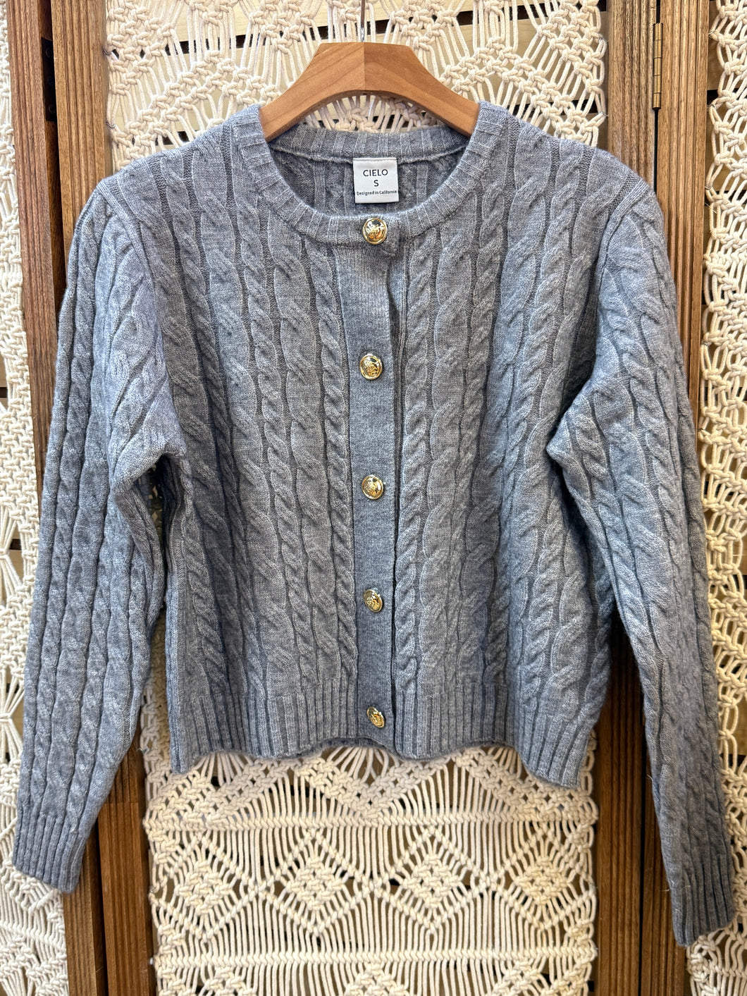 Cable Knit Cardigan