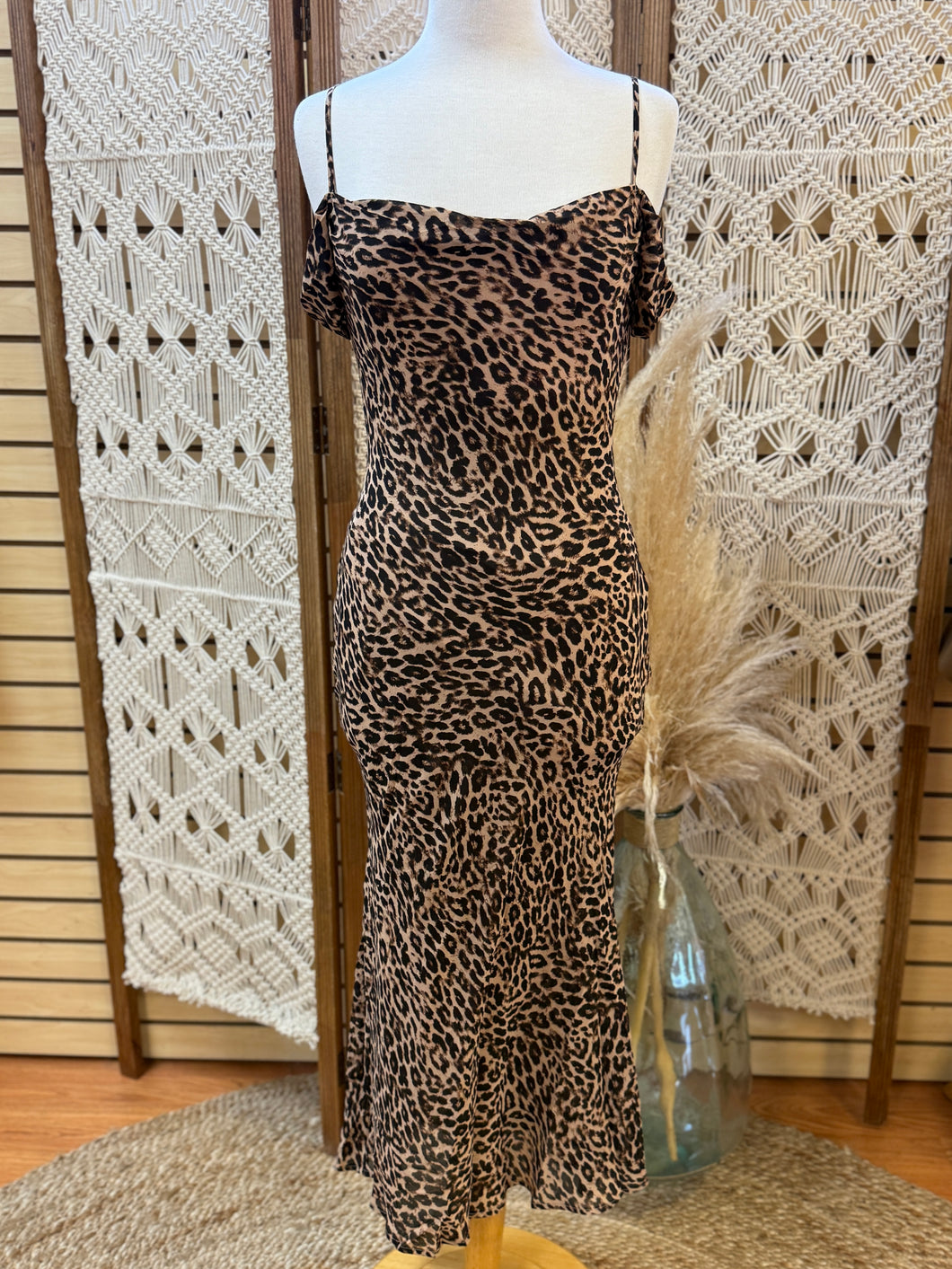 Animal Print Maxi Dress